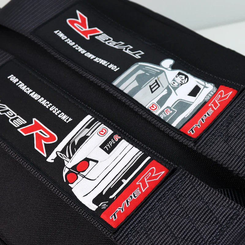 Bride Gradation Cloth Backpack with Honda Type R Black Harness Adjustable Shoulder Straps - Image 3