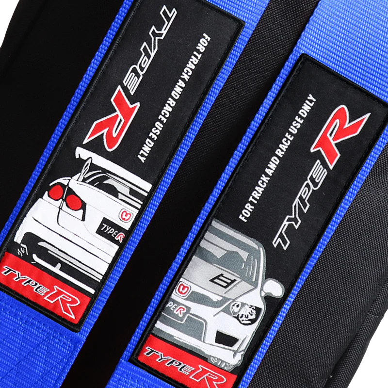 Bride Gradation Cloth Backpack with Honda Type R Blue Harness Adjustable Shoulder Straps - Image 3