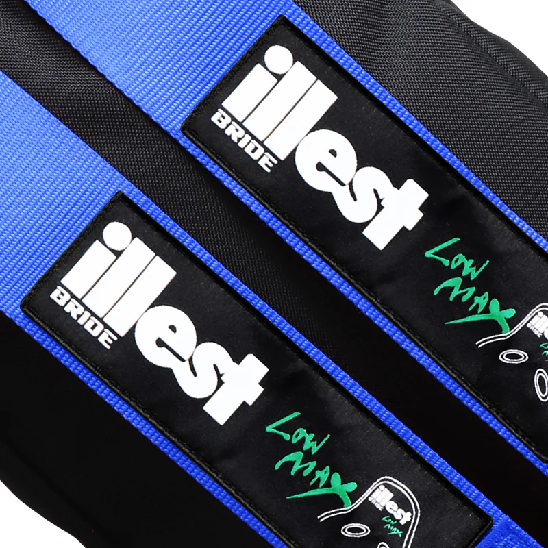 Bride Gradation Cloth Backpack with Illest Blue Harness Adjustable shoulder Straps - Image 4