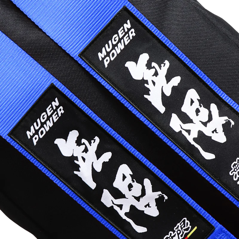 Bride Gradation Cloth Backpack with Mugen Blue Harness Adjustable Shoulder Straps - Image 3