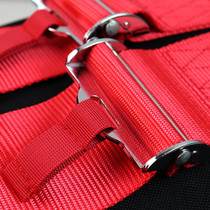Bride Gradation Cloth Backpack with RECARO Red Harness Adjustable Shoulder Straps - Image 5