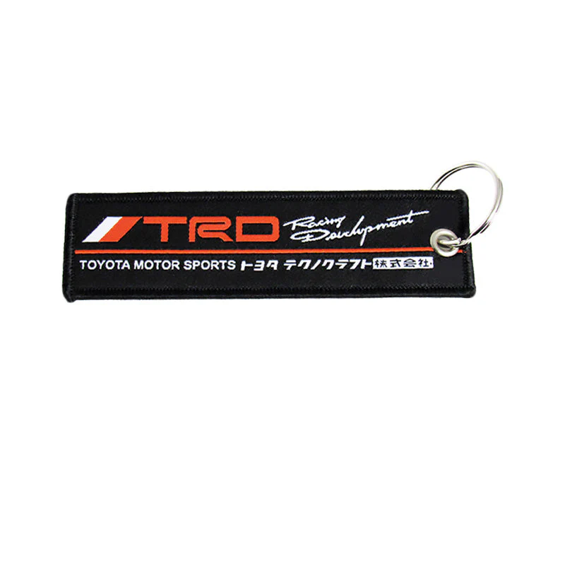 Bride Gradation Cloth Backpack with Toyota TRD Red Harness Adjustable Shoulder Straps with Keychain - Image 7