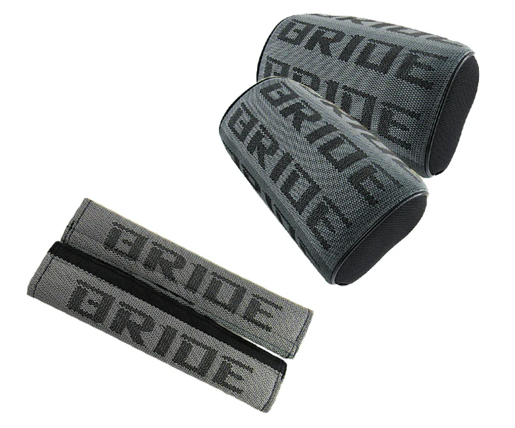 Bride Gradation Racing Seat Cloth/Fabric Set - Neck Headrest, Throw Pillow & Seat Belt Cover - Image 5