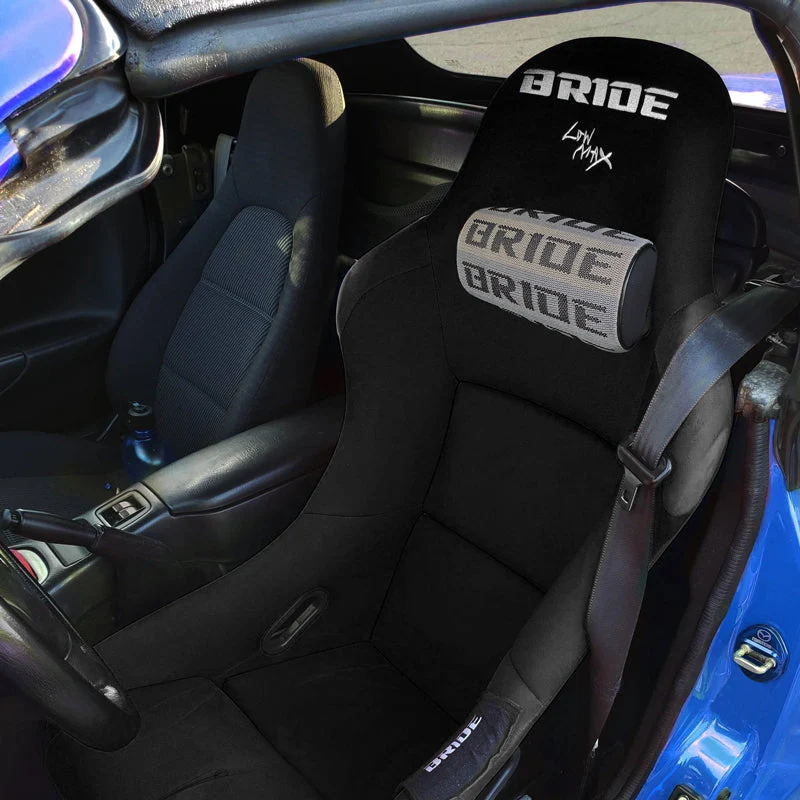 Bride JDM Gradation Fabric Racing Seat Material Neck Headrest Pillow New 2pc - Image 7