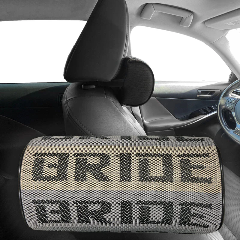 Bride JDM Gradation Fabric Racing Seat Material Neck Headrest Pillow New 2pc - Image 8