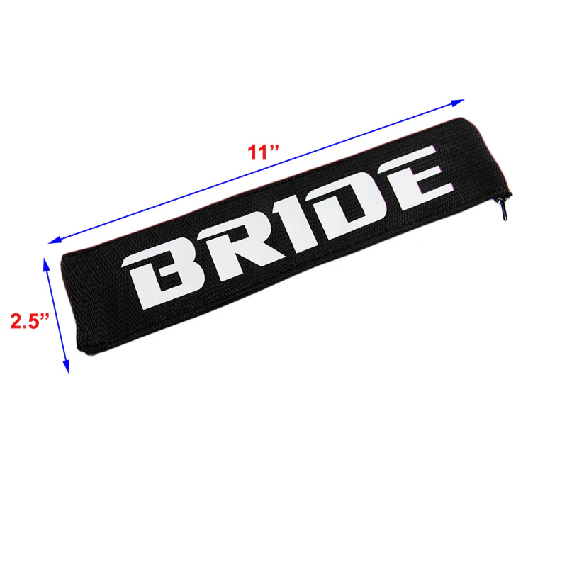 BRIDE New Soft Fabric Seat Belt Cover Shoulder Pads Fabric Racing Seat Material 1-PAIR - Image 4