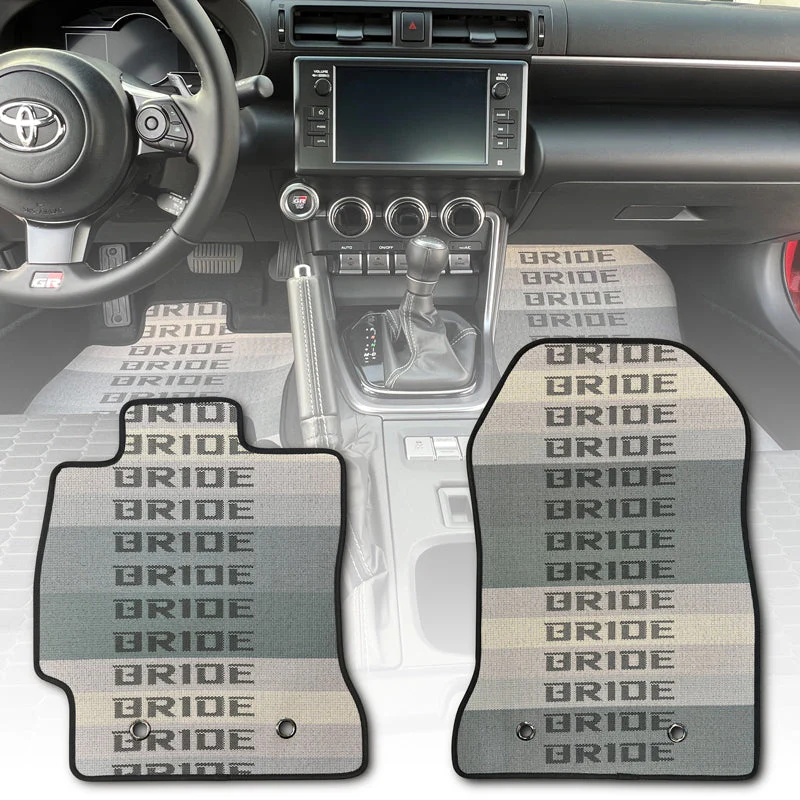 Bride Racing Set Fabric Floor Mats Carpets for 13-20 Scion FRS/Subaru BRZ/ Toyota 86 with Seat Belt Covers - Image 7