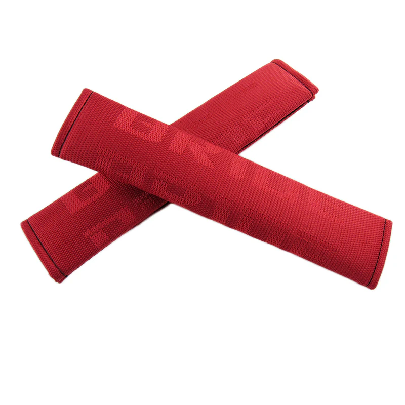Bride Red Seat Belt Cover X2 - Image 2
