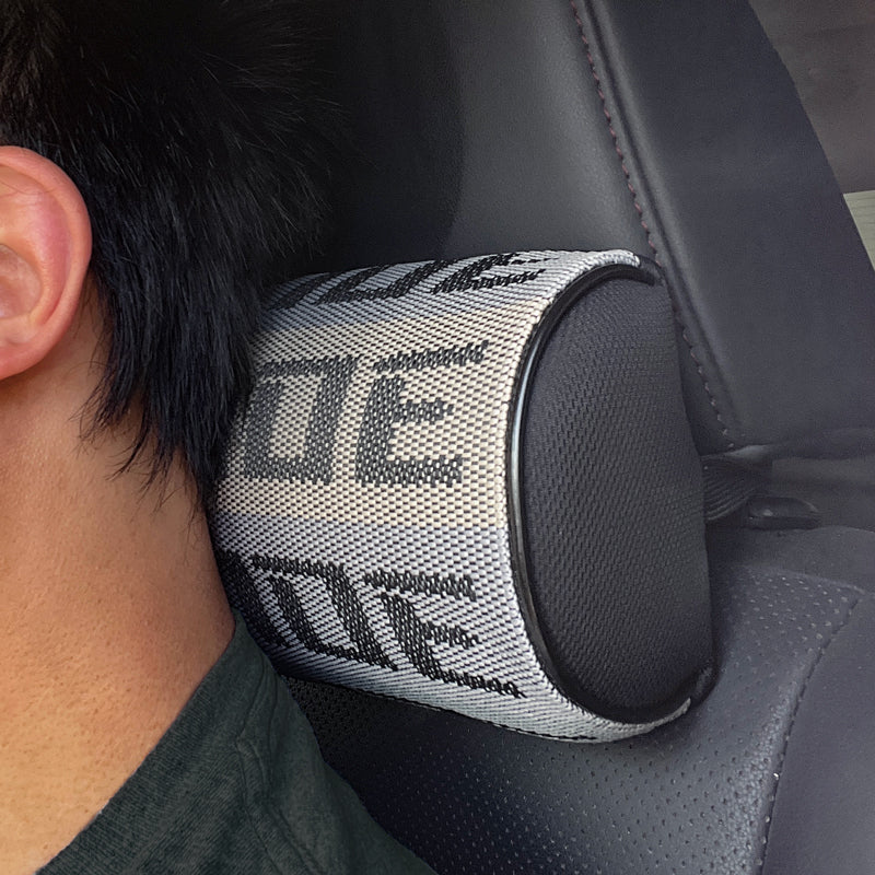 Bride JDM Gradation Fabric Racing Seat Material Neck Headrest Pillow New 1pc - Image 10