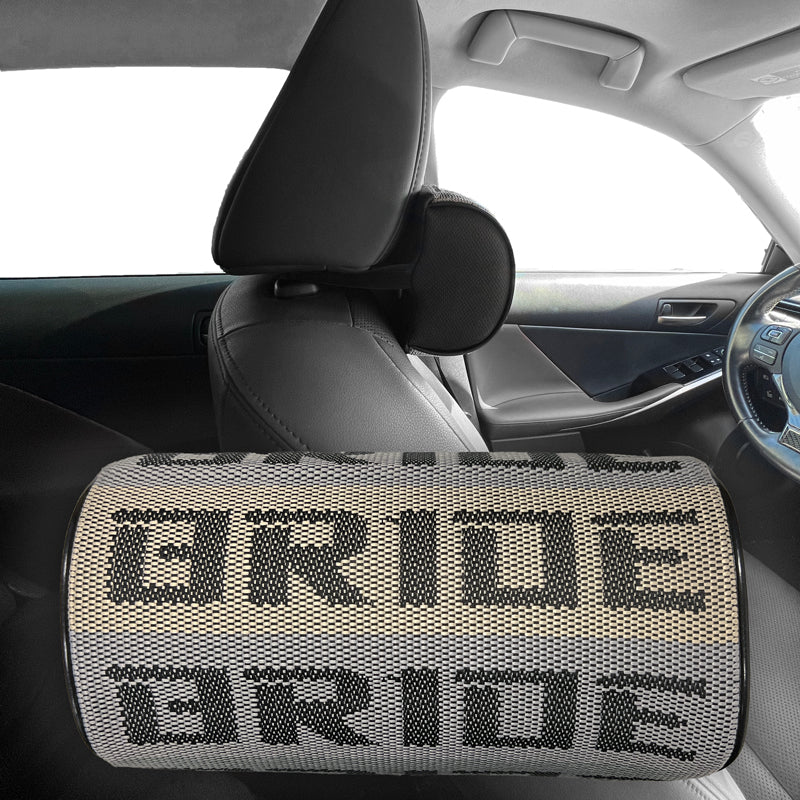 Bride JDM Gradation Fabric Racing Seat Material Neck Headrest Pillow New 1pc - Image 8
