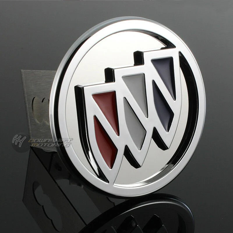Buick Chrome Stainless Steel Hitch Cover Cap Plug For 2" Trailer Tow Receiver - Image 4