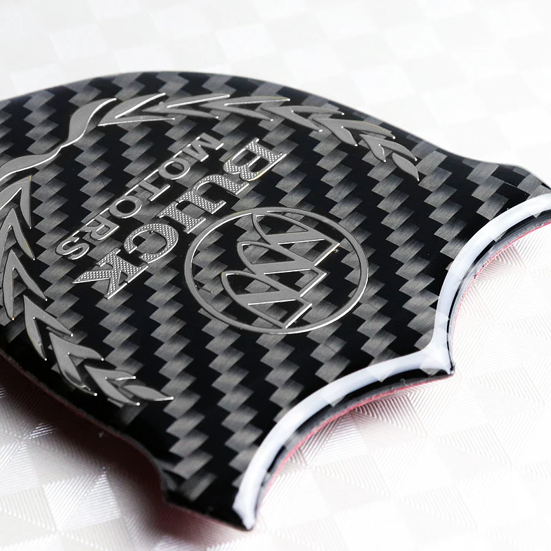 Buick Silver 3D Carbon Fiber Emblem Sticker - Image 3