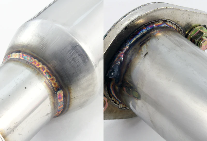 Burnt Rainbow Tip Catback Exhaust System For 1994 1995 1996 1997 1998 1999 2000 2001 Acura Integra 3 Dr Hatchback - Image 4