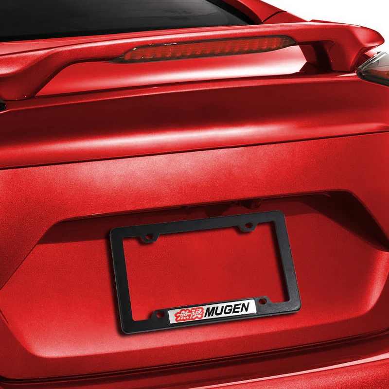 Mugen Silver Emblem Sticker x2 - Image 2