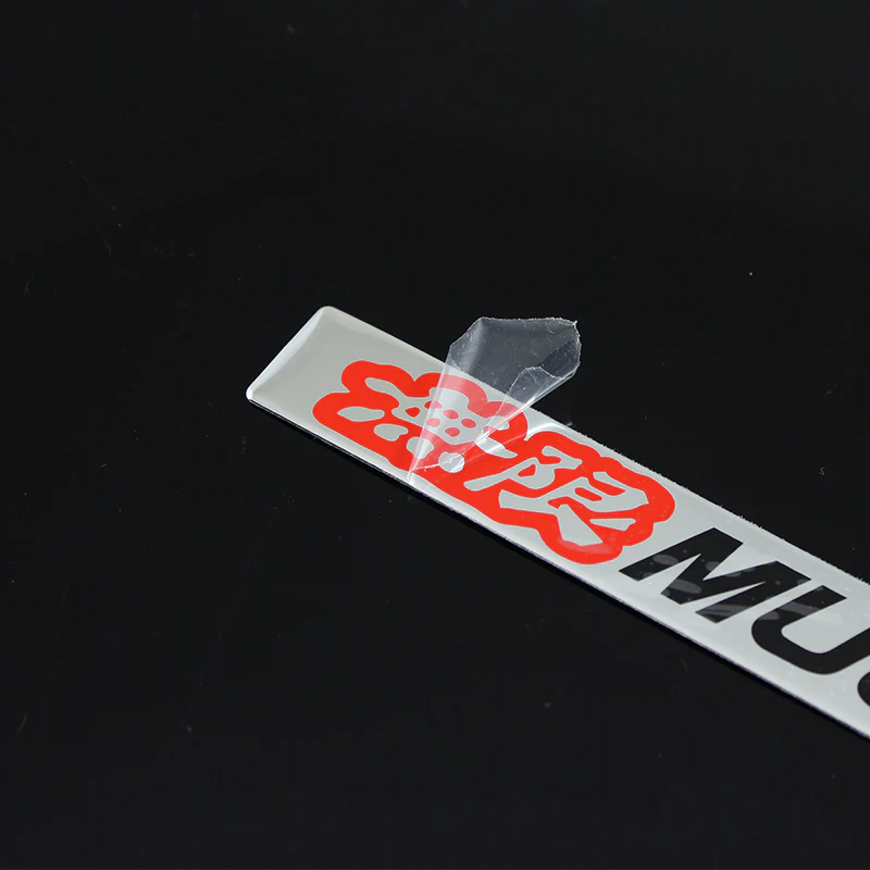 Mugen Silver Emblem Sticker x2 - Image 3