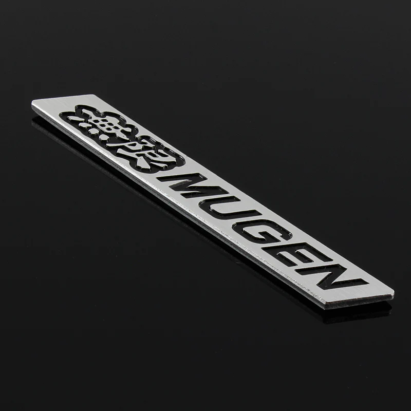 Mugen Black 3D Emblem Sticker (11CM) x2 - Image 4