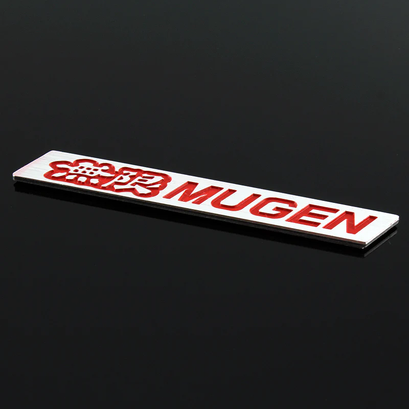 Mugen Red 3D Emblem Sticker (15CM) - Image 5
