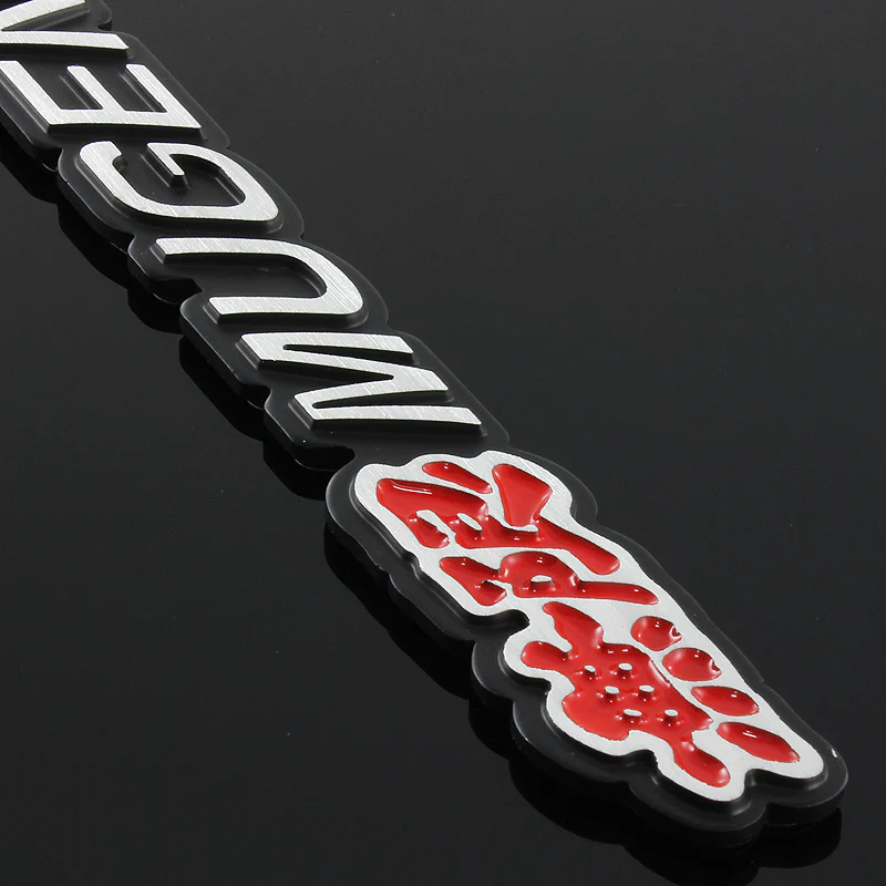 Mugen 3D Emblem Sticker (17CM) - Image 2