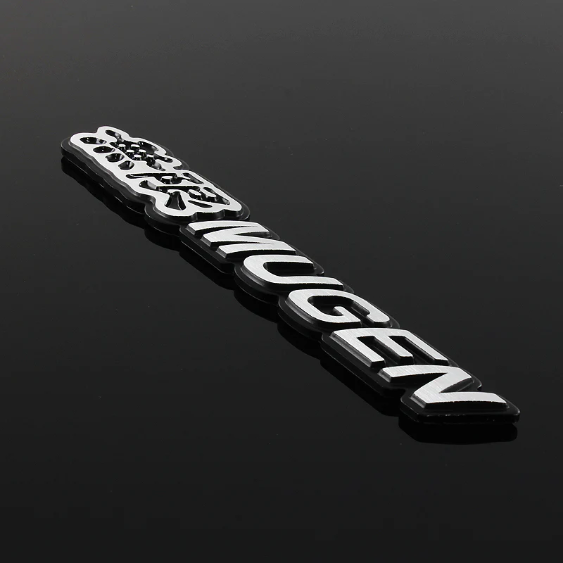Mugen Black 3D Emblem Sticker (17CM) - Image 6