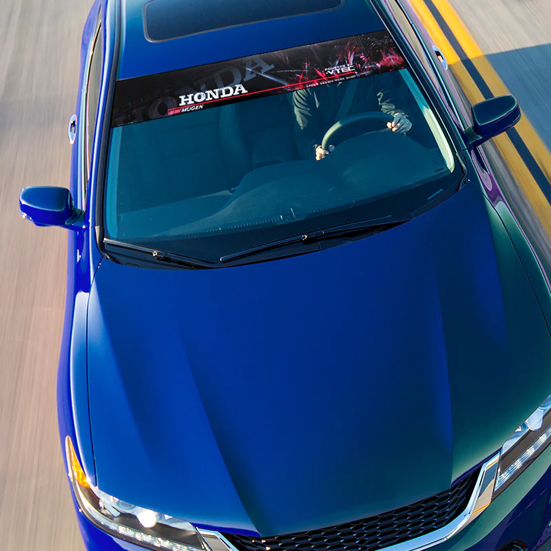 Car Window Windshield Vinyl Banner For HONDA MUGEN CIVIC i-VTEC Decal Sticker X1 - Image 3