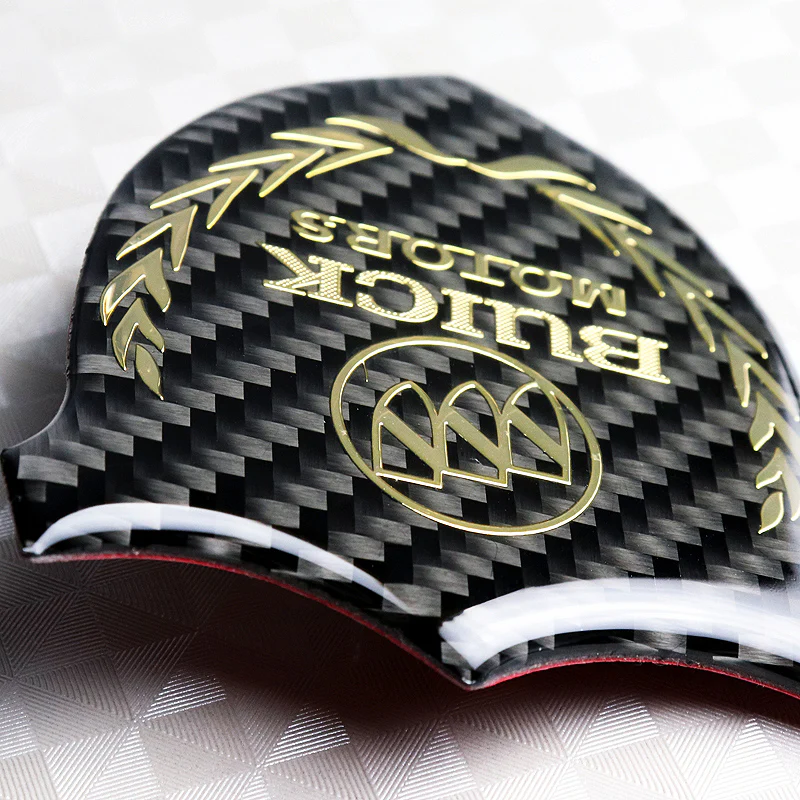 Buick Gold 3D Carbon Fiber Emblem Sticker x2 - Image 6