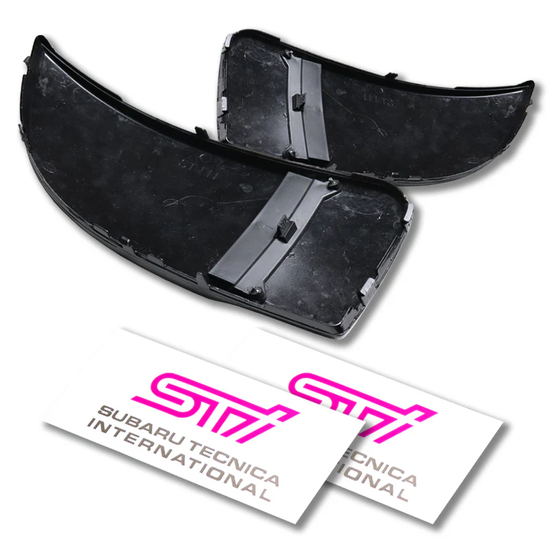 STI Carbon Fiber Bumper Bezel Covers for 04-05 Subaru Impreza WRX STi - Image 3