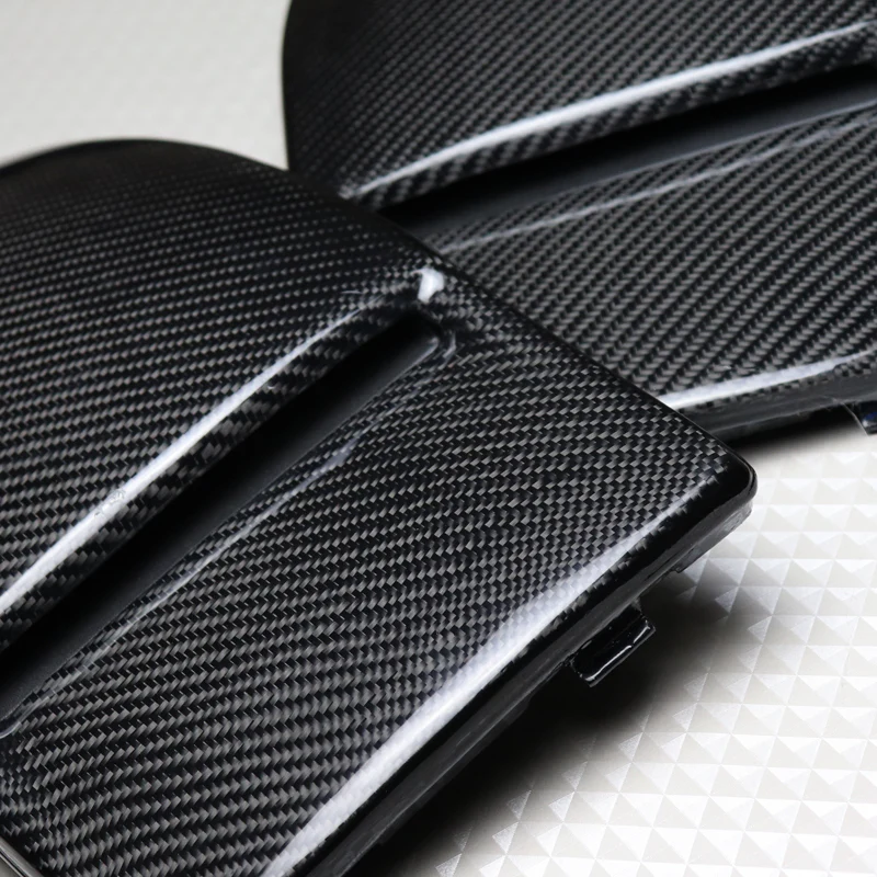 STI Carbon Fiber Bumper Bezel Covers for 04-05 Subaru Impreza WRX STi - Image 4