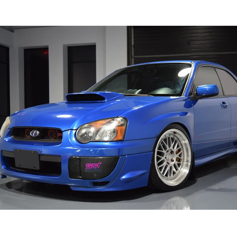 STI Carbon Fiber Bumper Bezel Covers for 04-05 Subaru Impreza WRX STi - Image 5