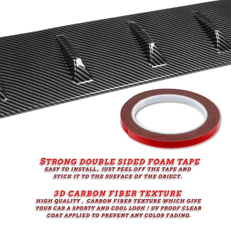Carbon Fiber Painted Rear Roof Vortex Generator Spoiler Wing For 2022 2023 2024 Subaru BRZ / Toyota GR86 -Shark Fin Style - Image 3