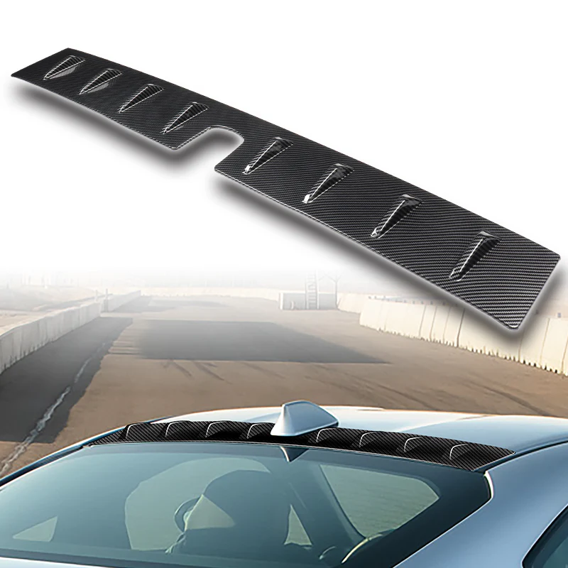 Carbon Fiber Painted Rear Roof Vortex Generator Spoiler Wing For 2022 2023 2024 Subaru BRZ / Toyota GR86 -Shark Fin Style - Image 5