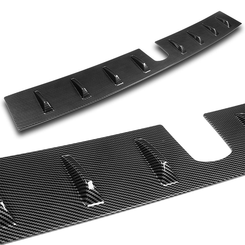 Carbon Fiber Painted Rear Roof Vortex Generator Spoiler Wing For 2022 2023 2024 2025 Subaru WRX -Shark Fin Style - Image 2