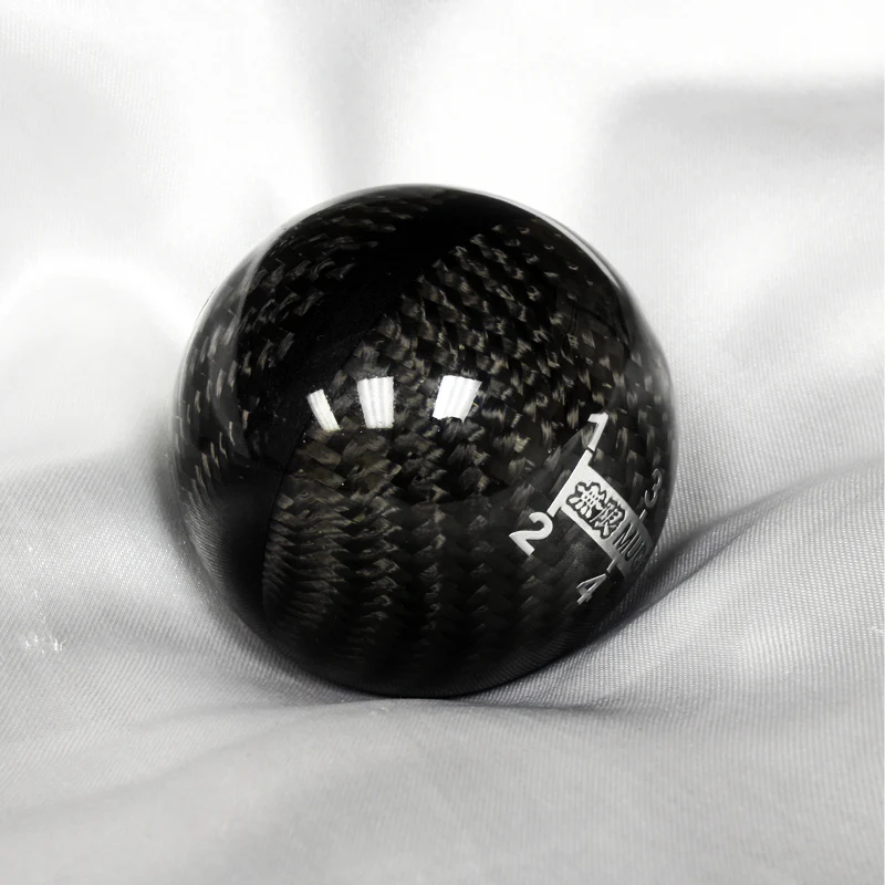Mugen Black 6-Speed Carbon Fiber Shift Knob - Image 2