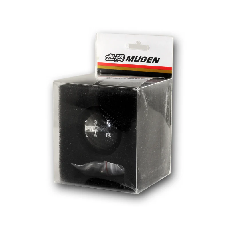 Mugen Black 5-Speed Carbon Fiber Shift Knob - Image 3