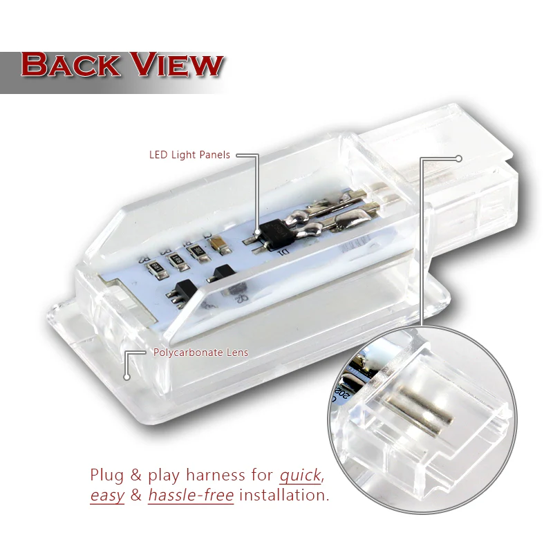 Chevrolet Chevy / Buick / Cadillac / GMC 6000K White LED Interior Rear Trunk & Luggage Lamp Light - Image 3