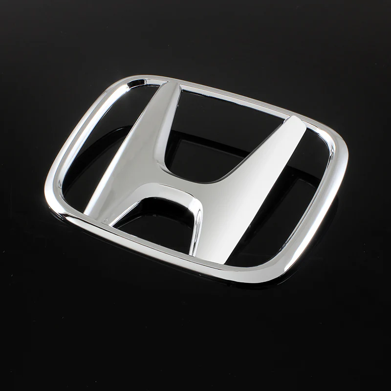 Honda Chrome Front Grille Mounted "H" Emblem for 2001 - 2003 Civic Sedan 4DR - Image 3