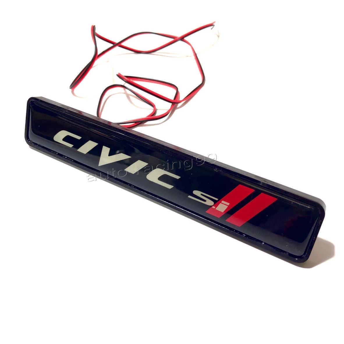HONDA CIVIC LED Light Car Front Bumper Grille Badge Illuminated Emblem Luminescent Decal Sticker - Image 2