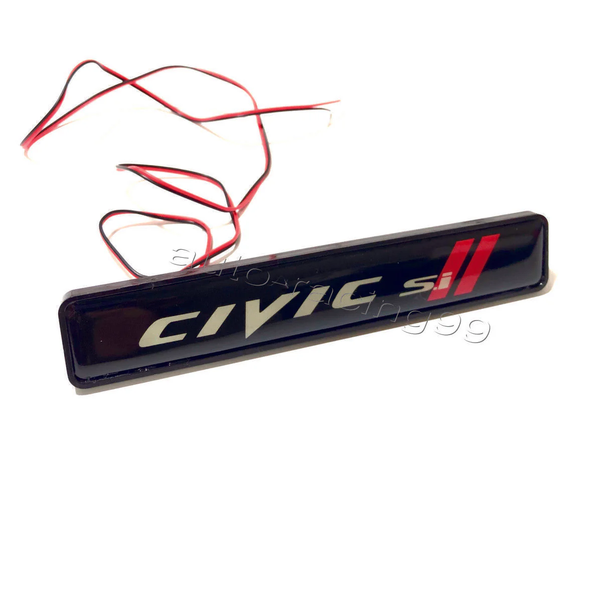 HONDA CIVIC LED Light Car Front Bumper Grille Badge Illuminated Emblem Luminescent Decal Sticker - Image 5