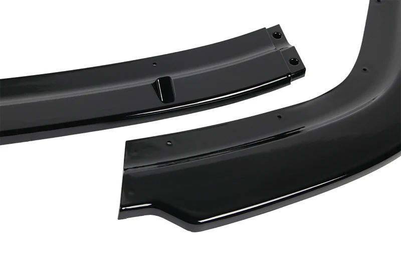 1996-1998 Honda Civic JDM CS-Style Painted Black 3-Piece Front Bumper Body Spoiler Splitter Lip Kit with Key Tag - Image 7