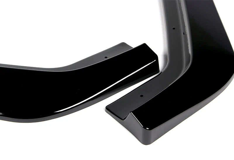 2013-2016 Subaru BRZ JDM CS-Style Painted Black 3-Piece Front Bumper Body Spoiler Splitter Lip Kit with Logo Keychain / Lanyard - Image 2