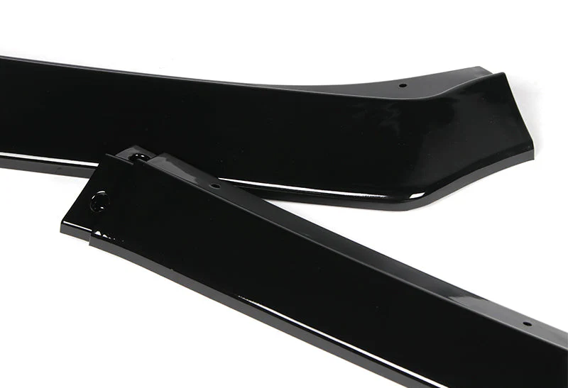 2013-2016 Subaru BRZ JDM CS-Style Painted Black 3-Piece Front Bumper Body Spoiler Splitter Lip Kit with Logo Keychain / Lanyard - Image 8