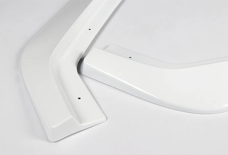 2013-2016 Subaru BRZ JDM CS-Style Painted White 3-Piece Front Bumper Body Spoiler Splitter Lip Kit with Logo Keychain / Lanyard - Image 7