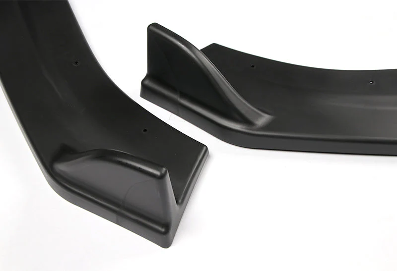 2016-2018 Chevy Camaro LT LS SS Unpainted Matte Black 3-Piece Front Bumper Body Spoiler Splitter Lip Kit ZL1 Style with Vinyl Decal - Image 2