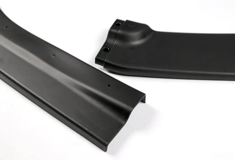 2016-2018 Chevy Camaro LT LS SS Unpainted Matte Black 3-Piece Front Bumper Body Spoiler Splitter Lip Kit ZL1 Style with Vinyl Decal - Image 4