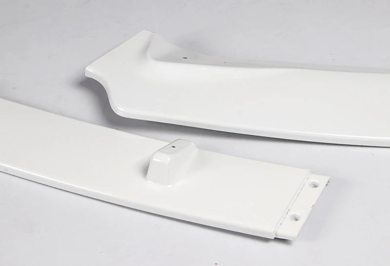 2016-2019 Nissan Sentra Painted White 3-Piece Front Bumper Body Spoiler Splitter Lip Kit with Free Gift - Image 6