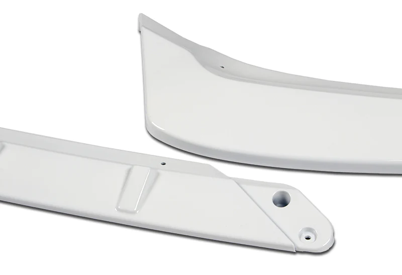 2017-2018 Ford Fusion/Mondeo Painted White 3-Piece Front Bumper Body Spoiler Splitter Lip Kit Keychain Set - Image 7