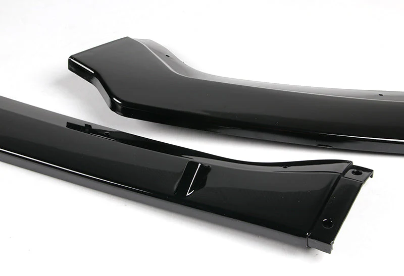 2019-2021 Nissan Altima Painted Black 3-Piece Front Bumper Body Spoiler Splitter Lip Kit with Free Gift - Image 7