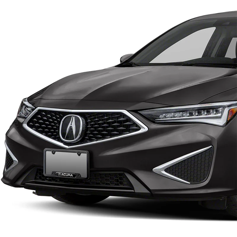 ACURA Black Stainless Steel Metal License Plate Frame 2PCS For MDX RDX TSX TL with Caps Bolt SET - Image 5