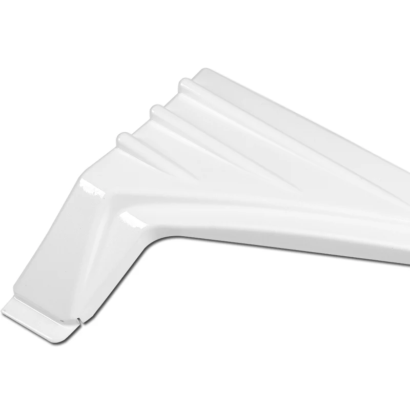 30.6" x 9.5" MP-Type Universal Painted White Side Skirt Rocker Splitters Diffuser Winglet - Image 2