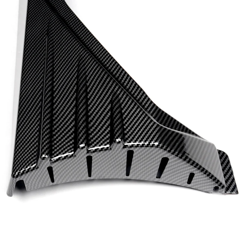 30.6" x 9.5" MP-Type Universal Carbon Look Side Skirt Rocker Splitters Diffuser Winglet - Image 2