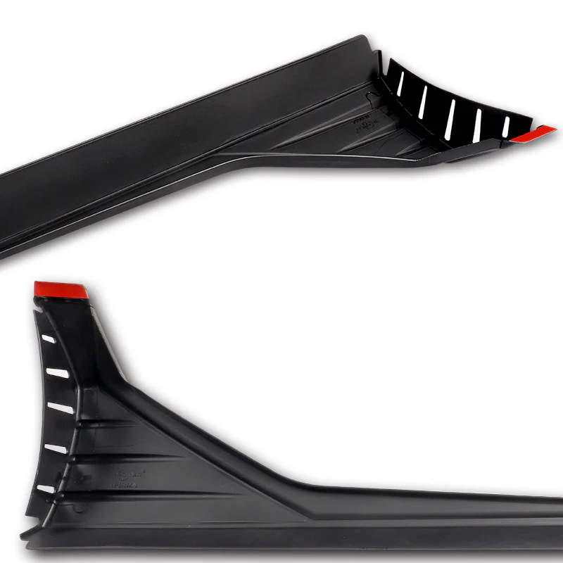30.6" x 9.5" MP-Type Universal Carbon Look Side Skirt Rocker Splitters Diffuser Winglet - Image 4